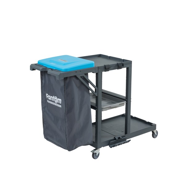 Chariot De Ménage Professionnel Procart 317 – 2 Seaux, Essoreuse Et Poche 120L