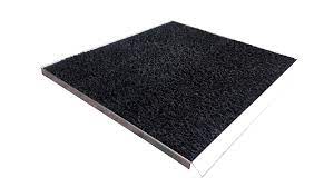 PEDILUVE SUPPORT INOX AVEC TAPIS-95*58cm